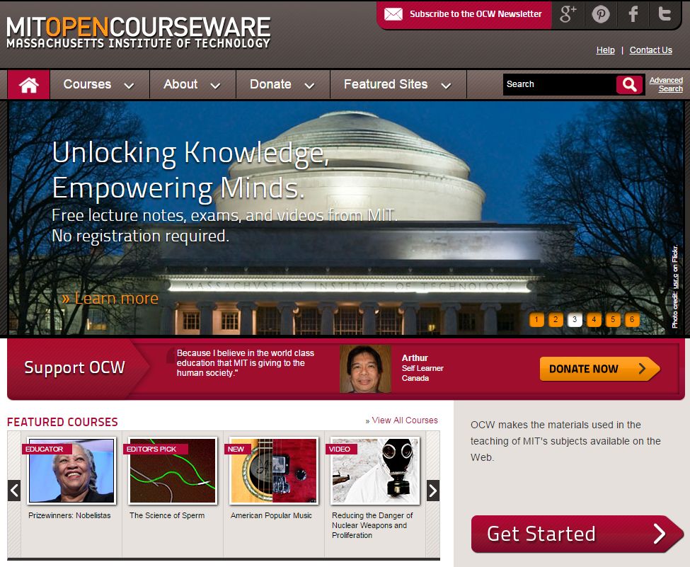 MIT OPENCOURSEWARE – GLOBAL SIB DATABASE